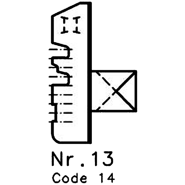 EVVA DPS Symo Code Pin – No.13 – Code: 14 – safeandlocks